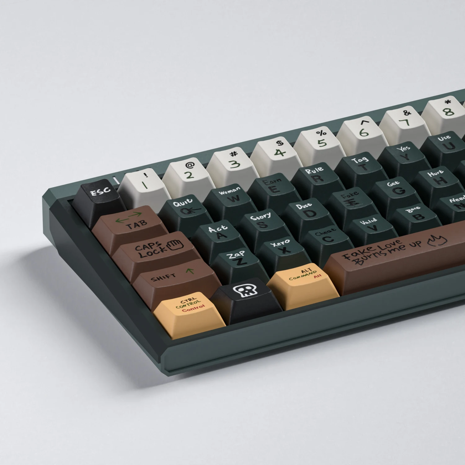 Колпачок для клавиш Love Story 128 PBT горячая сублимация оригинальная фабрика очень