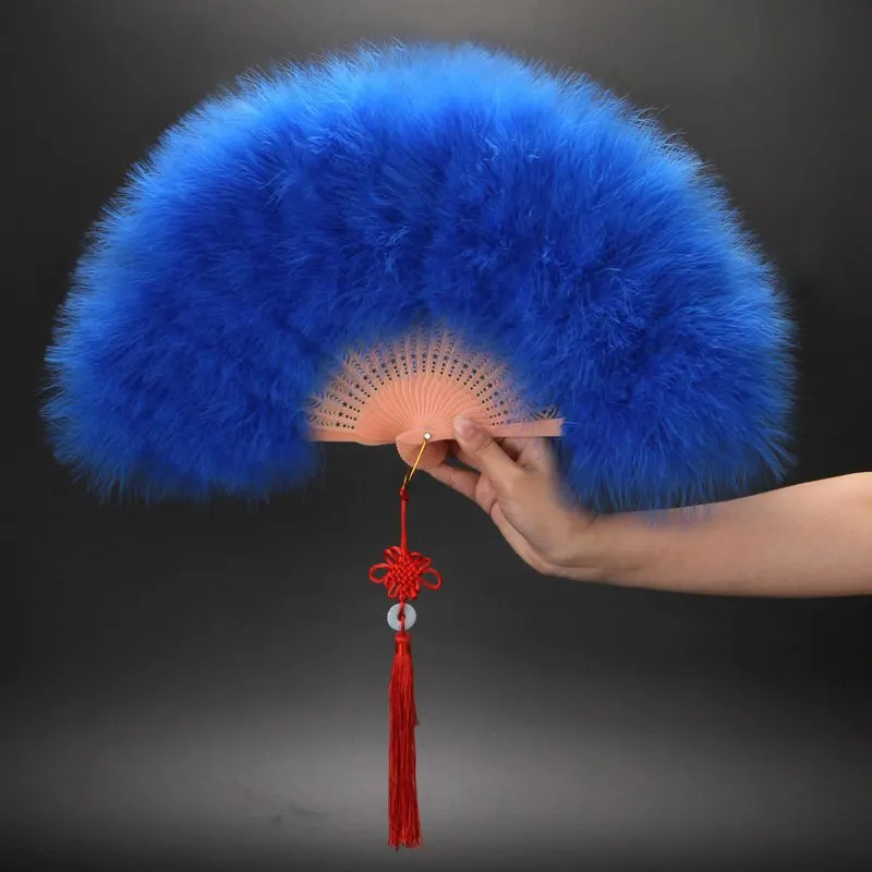 

Stall Cheongsam Dance Folding Dance Live Photo Props Square Feather Fan