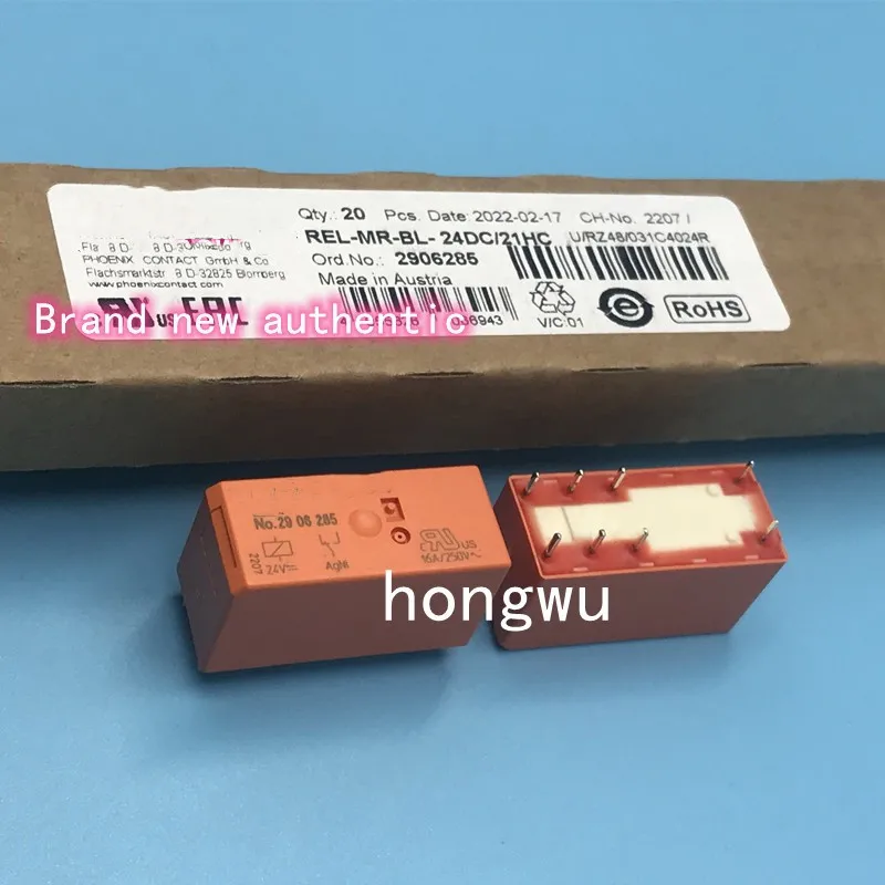 

100% оригинальное новое реле 1 шт./№ 2906285 REL-MR-BL-24DC/21HC DC24V 16 А 8 контактов