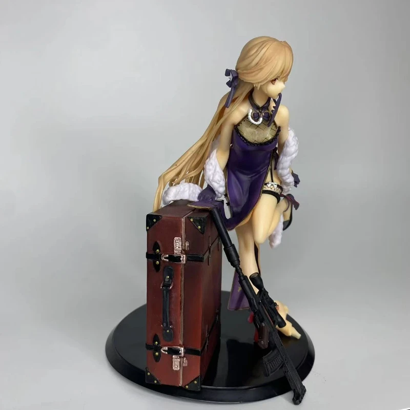 Фото Коллекционная фигурка Girls' Frontline Ots-14 Purple Rain Heart, серия Bishojo, 2D аниме-модель, украшение для ПК/настольный декор, ПВХ кукла, подарок №3