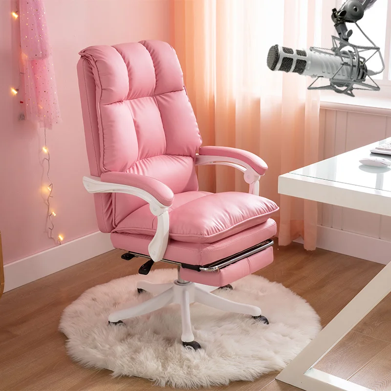 

Computer chair girl comfortable sedentary net celebrity live chair bedroom anchor chair game competition lift swivel chair