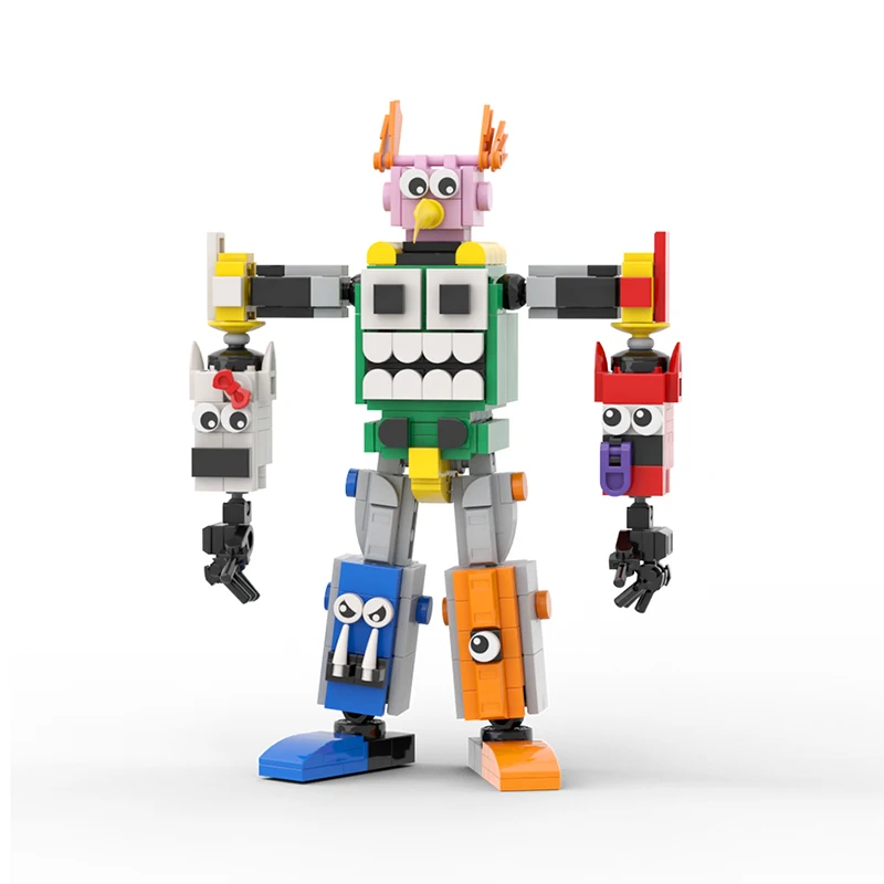 

MOC Machinery The Transformationed Version Banbans Monster Model Building Bricks Game Gartens of Banbaned Suit Bricks Kids Toys