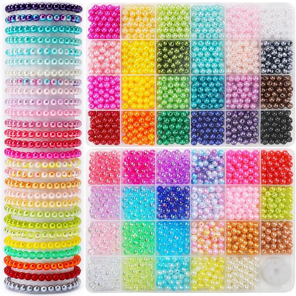 2400 шт. жемчужные бусины для бусин
