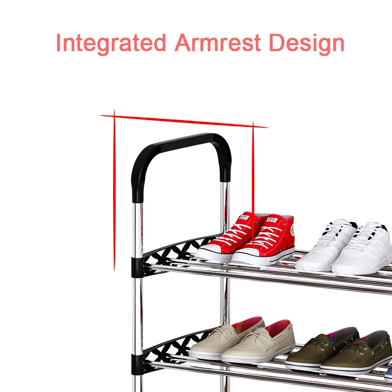 Shoes Organizers Bamboo Shoe Cabinet Plastic Shoe Holder Shoe-shelf Shoerack Chessure Furniture Rack Cabinets Cupboards Stool images - 6