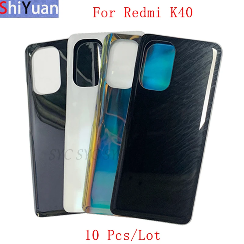 

10 шт./партия, задняя крышка батарейного отсека для Xiaomi Redmi K40 Pro