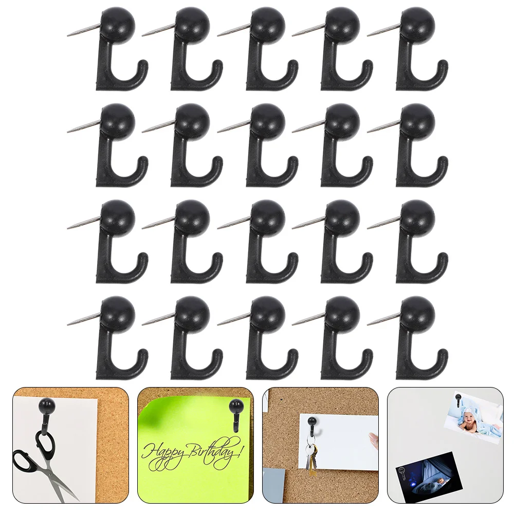 

Подвесные вешалки с нажимным штифтом для картины, держатель для большого пальца, декоративный пробковый крючок, металлические клипсы, карт...