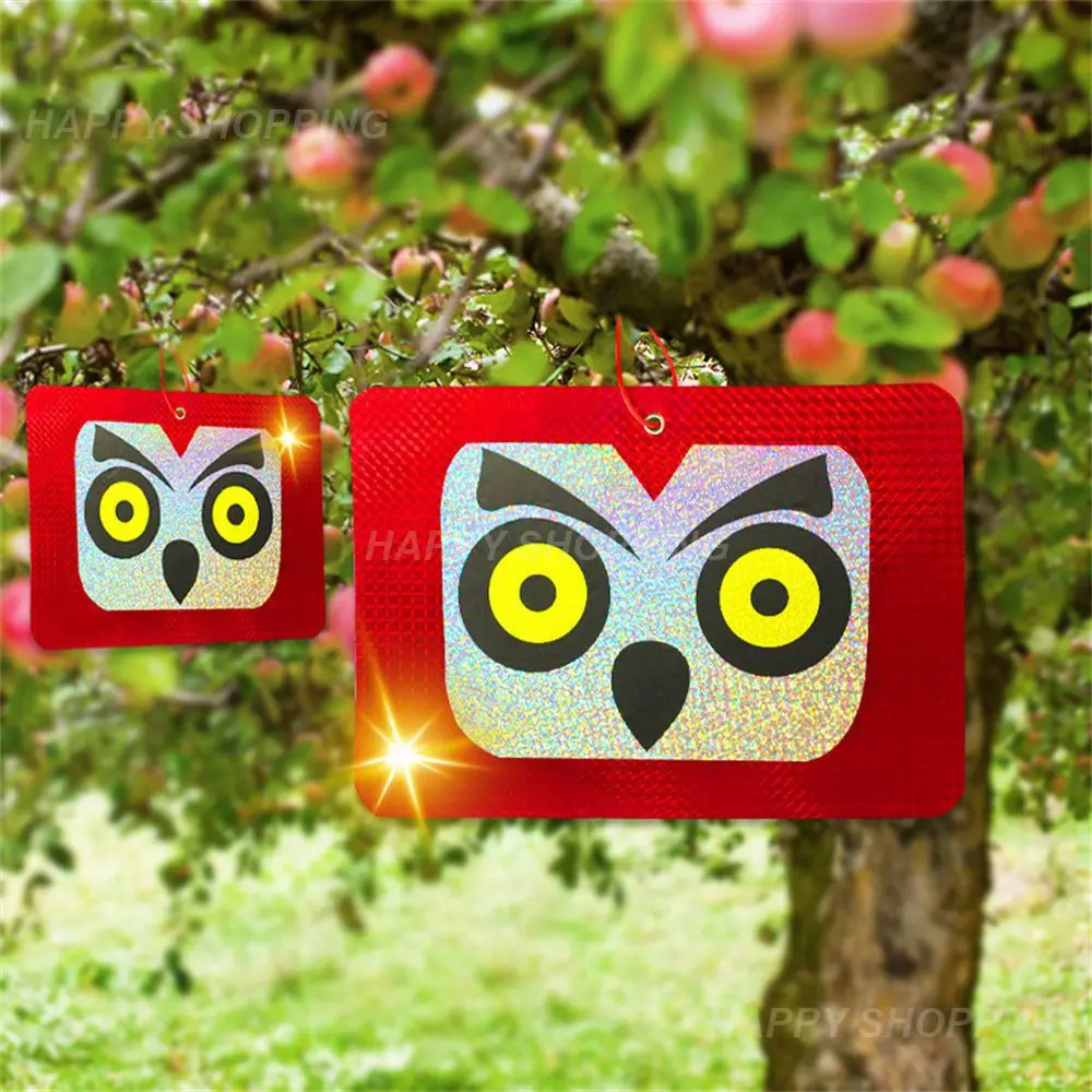 

Bird Repelling Tablet Agricultural Garden Square Face Cat Head Laser Reflective Double-sided Repellent Tool Bird Repellent Tool