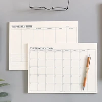 2022 daily weekly monthly planner agenda notebook memo weekly goals habit schedules stationery office student school supplies