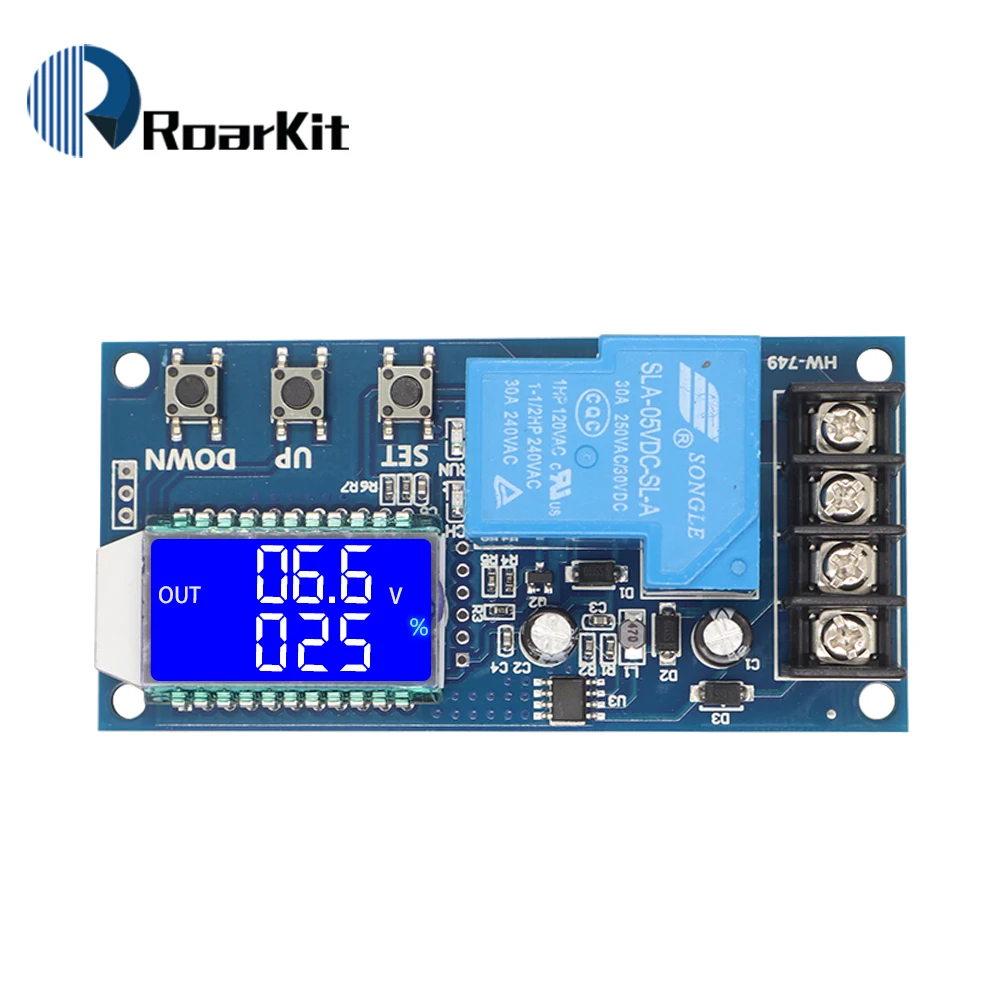 Модуль управления зарядкой литиевой батареи 6-60 в 30 А защитная плата с