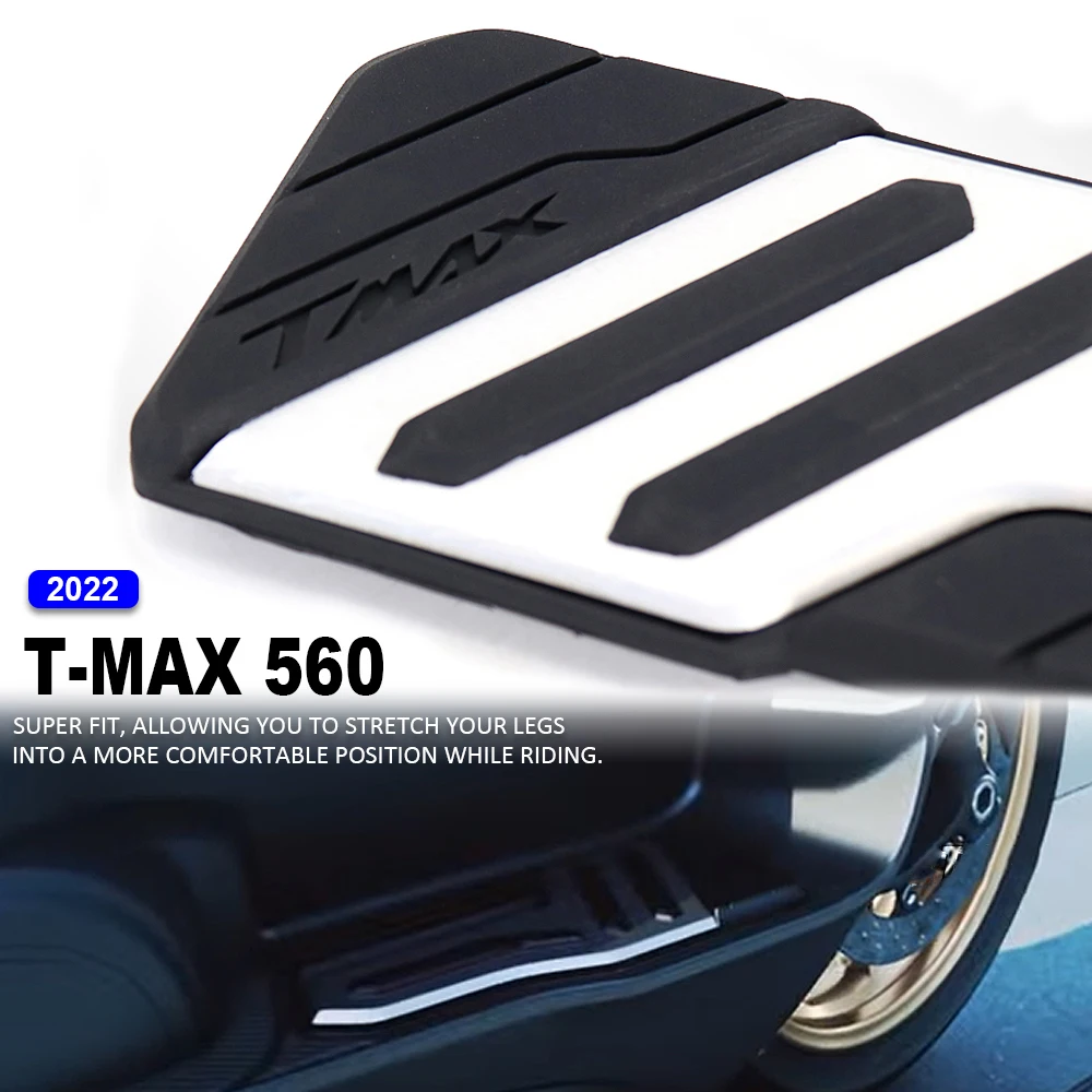 T-max560 2022 New Motorcycle Driver Side Footboard Foot Pedals For YAMAHA T-MAX 560 TMAX Tmax 560 Foot Pegs Footrests