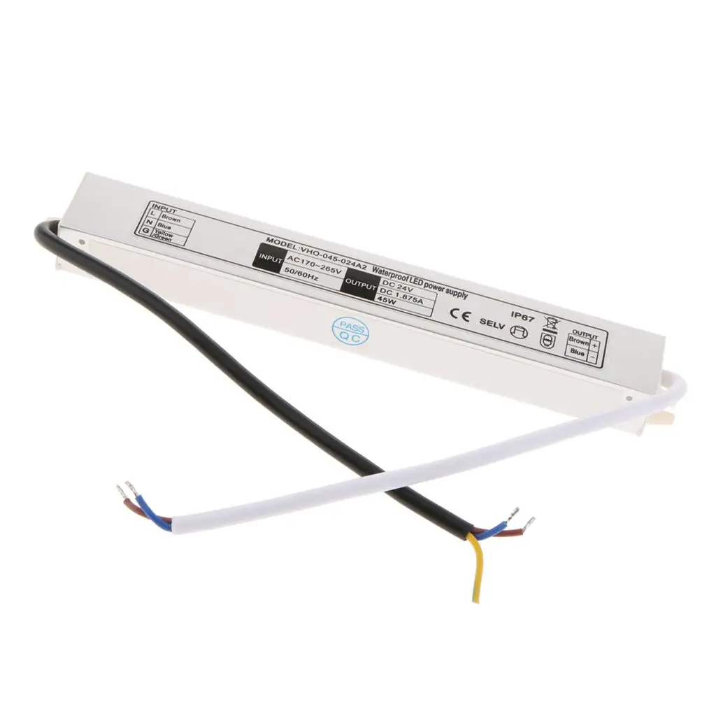 

45W 24V Light Bar Module, IP67 Waterproof Constant Voltage Power Supply