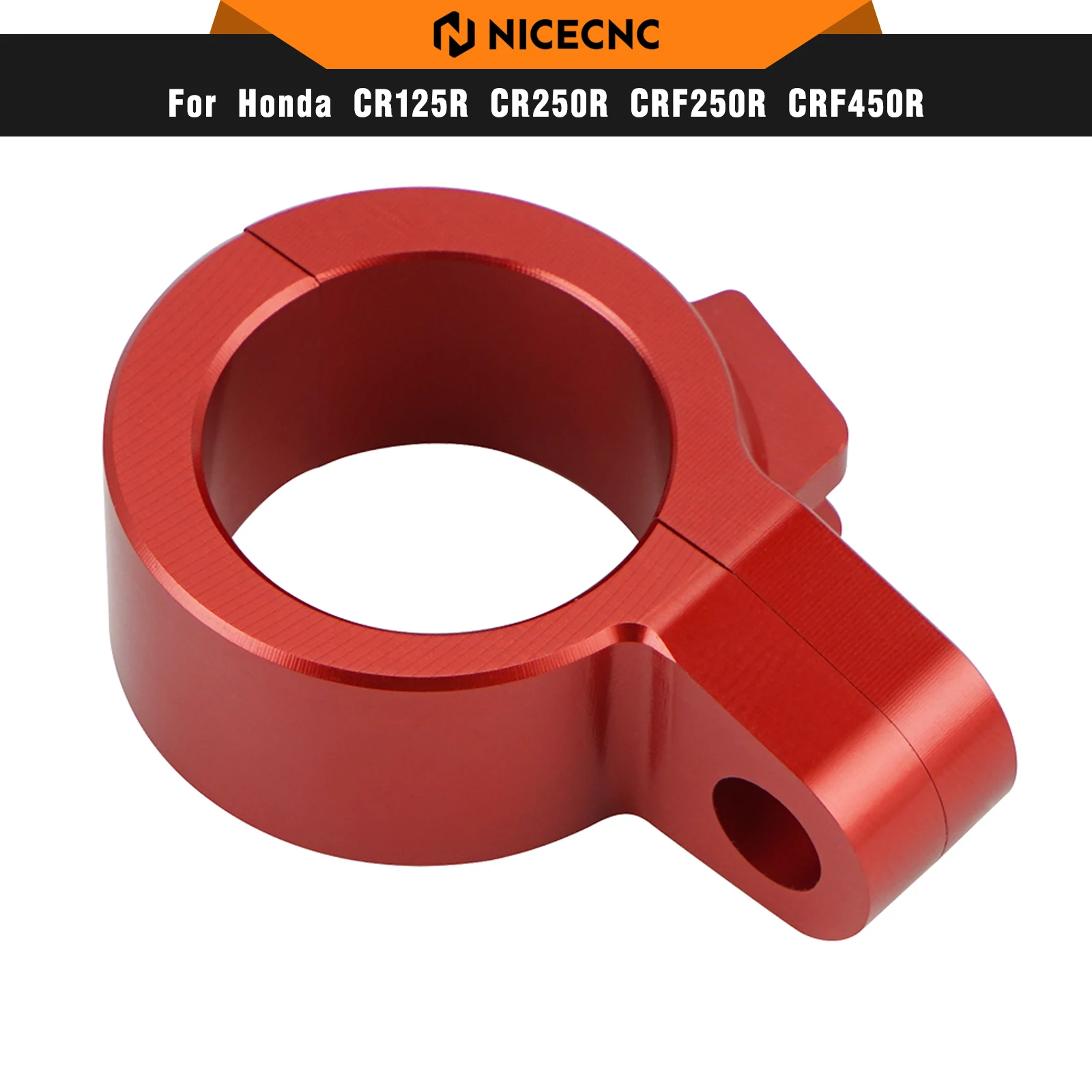 Фото NICECNC для Honda CR125R CR250R 1988-2007, направляющая шланга переднего тормозного троса для Honda CRF250R CRF250X CRF450R CRF450X CR80R XR400R №1
