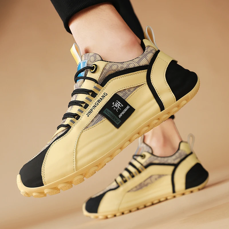 Golf Shoes Spring/Summer Mesh Breathable Golf Training Shoes Outdoor Grass Comfortable Men's Walking and Running Shoes