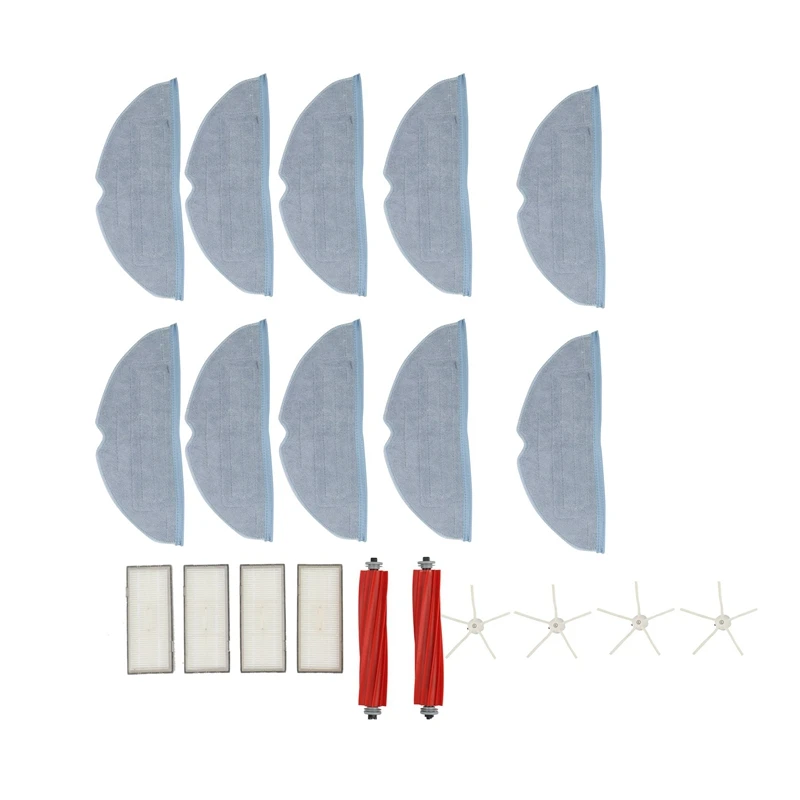 

For Xiaomi Roborock S7 S7max S7maxv T7S Plus Vacuum Cleaner Accessories Main Side Brush Mop Cloth HEPA Filter