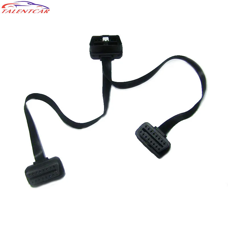 5 шт./лот OBDII OBD2 M до 2F 16-контактный Удлинительный кабель папа-мама