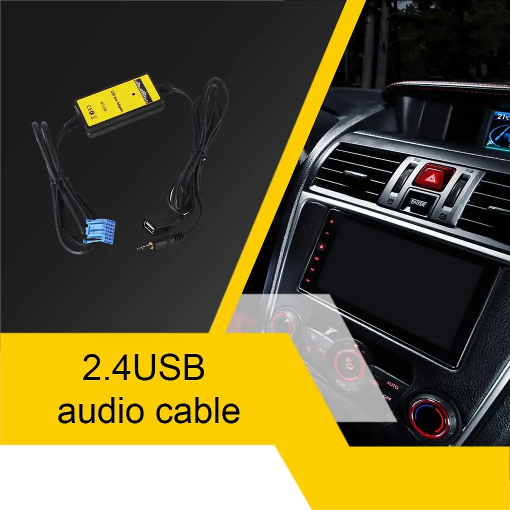 

Car USB AUX Audio Adapter Vehicle 3 5mm Converter Upgrade Spare Parts