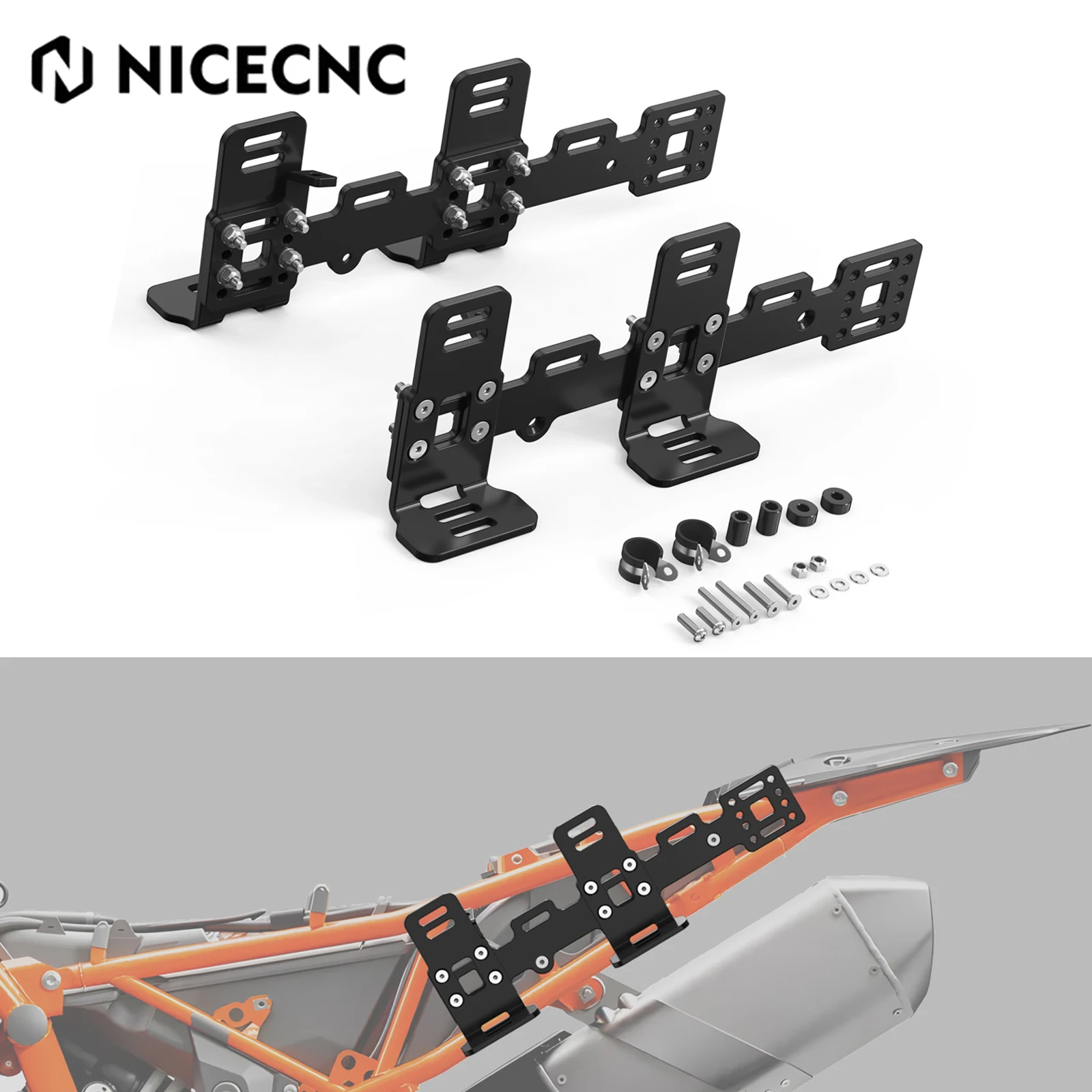 Для KTM 790 890 Adventure/R/Rally 2019-2024 багажник боковой кронштейн для седельной сумки боковые