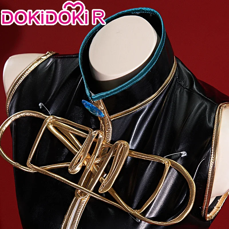 Лукаа косплей 【 s-2xl 】 DOKIDOKI-R свободная униформа женская черная больших размеров