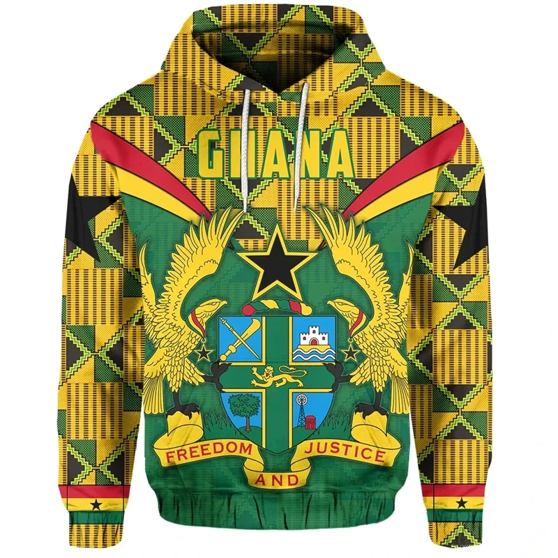 Флаг Ганы карта графические толстовки толстовка с национальным гербом GHA для