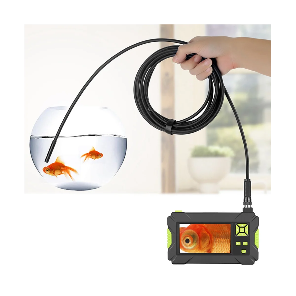 HD Бороскоп с фотообъективом светодиодный 8 мм фотокамера для визуального осмотра