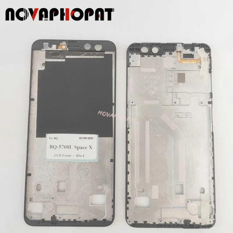 Novaphopat рамка ЖК-дисплея Передняя Крышка корпуса рамка корпуса для BQ BQ-5700L Space X Передняя фотография Novaphopat рамка ЖК-дисплея Передняя Крышка корпуса рамка корпуса для BQ BQ-5700L Space X Передняя фотография