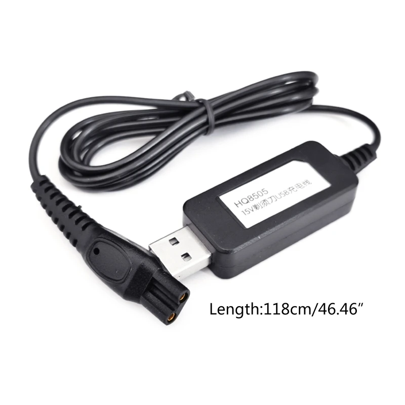 USB-штекер 15 В HQ850 адаптер зарядного устройства для бритв HQ8140 HQ8160 HQ8170 HQ8240