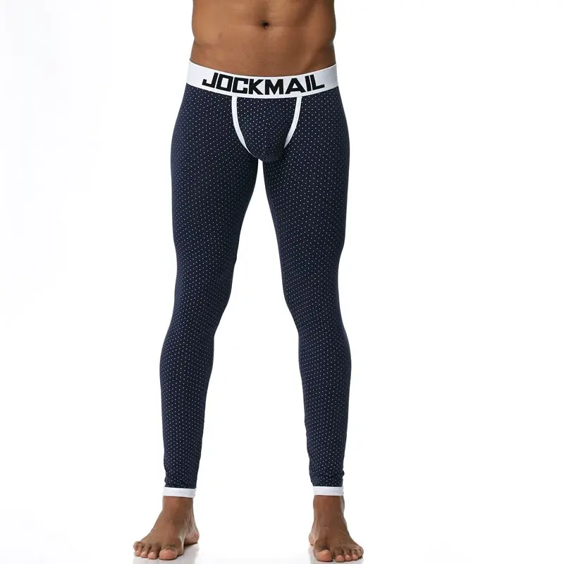 Men Long Johns Thermal Skin-Friendly Underwear Winter Warm Long Pants Male Soft Elastic Underpants Leggings Comfortable Tights