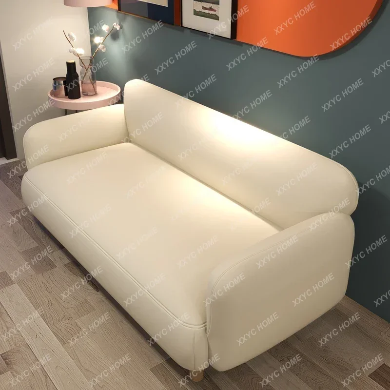 

Ergonomic Relaxing Chaiselong Sofas Minimalist Person Dining White Sofa Arm Couch Sofa Cama Plegable Apartment Furniture WLL21XP