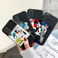 disney mickey mouse cartoon phone case for huawei p smart z 2019 2021 p20 p20 lite pro p30 lite pro p40 p40 lite 5g coque