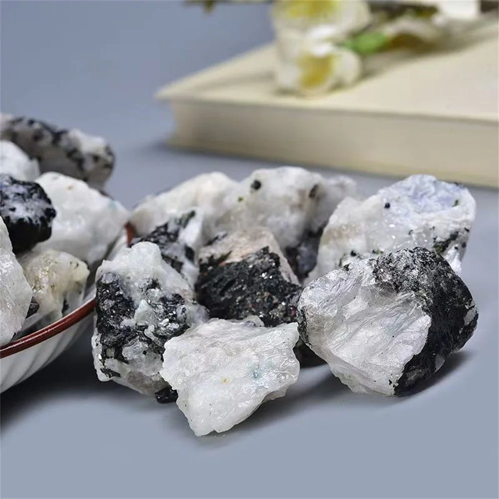 Натуральный лунный камень грубые камни гравий аквариум цветочный горшок для