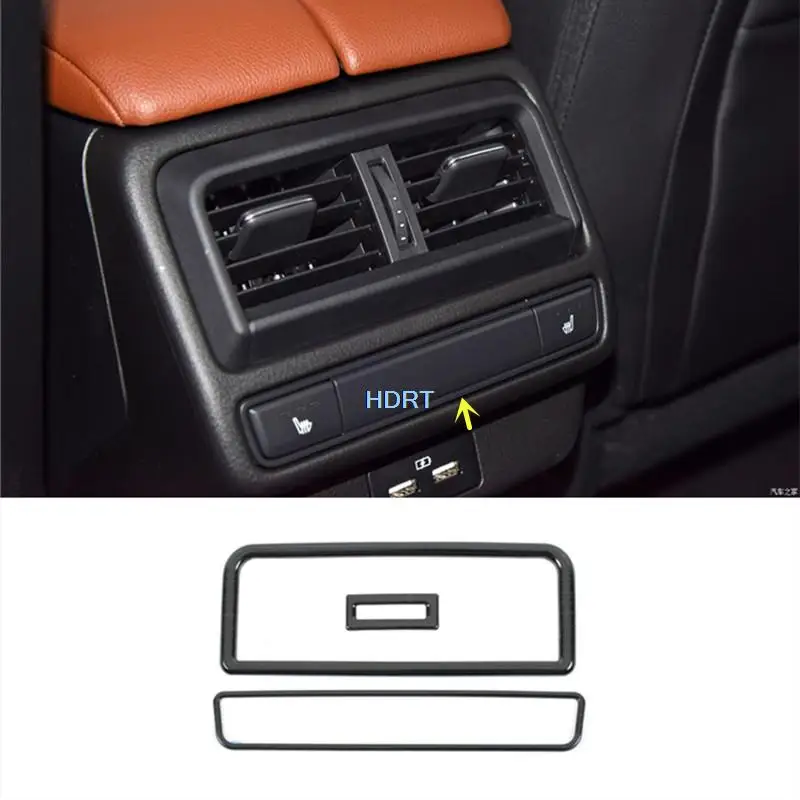 

Стайлинг автомобиля, задняя черная наклейка для переключения передач, Задняя Крышка вентиляционного отверстия, задняя крышка для воды, для Mazda для панели управления окон CX50 2023 +