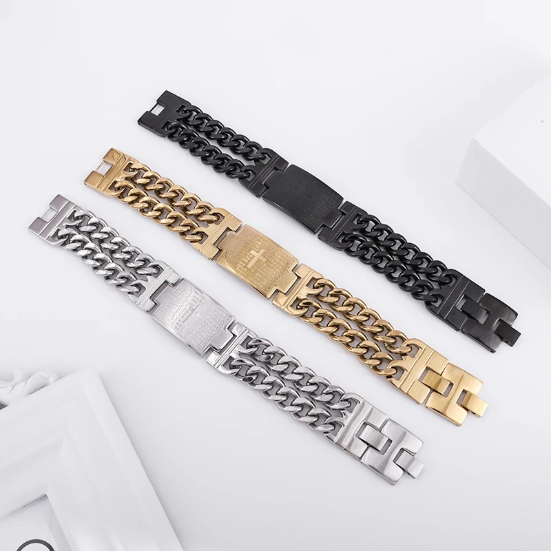 

Мужской браслет-цепочка из нержавеющей стали