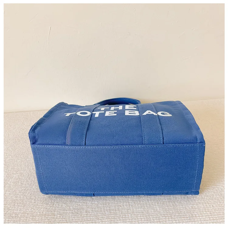 The Tote Bag 2023 ECO Canvas Shoulder Crossbody Bag Luxury Designer Female Shopping Handbags Small/Medium/Large for Women