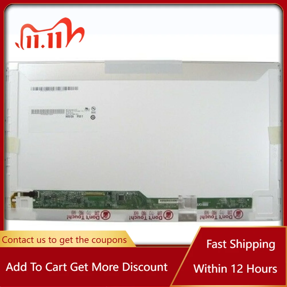 15.6 Inch LTN156AT01-D03 Fit LTN156AT01 D03  EDP 30PIN 60HZ  HD 1366*768 LCD Screen Laptop Replacement Display Panel