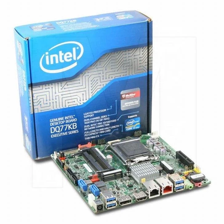 

Intel Original ATX Motherboard DQ77KB IPX77-KB, With LGA 1155 Socket, Lvds