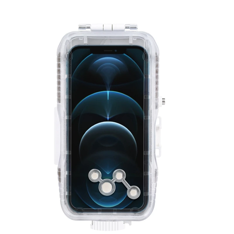 

PULUZ Waterproof Diving Housing Photo Video Taking Underwater Case For Iphone 13 Pro Max /12 Pro Max/ 11 Pro Max 45M/147Ft