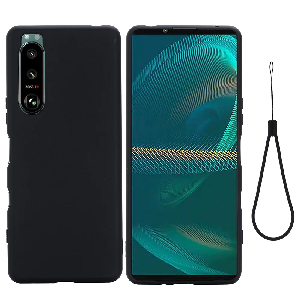 

Wrist Strap Design Anti-fall Smartphone Case Compatible with Xperia 5 III