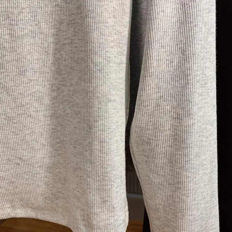 Рубашка Gyaru с длинными рукавами и U-образным вырезом облегающая сорочка из хлопка