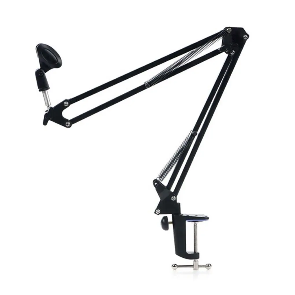 

Extendable Recording Microphone Holder Suspension Boom Scissor Arm Stand Holder Microphone Clip Table Mounting Clamp