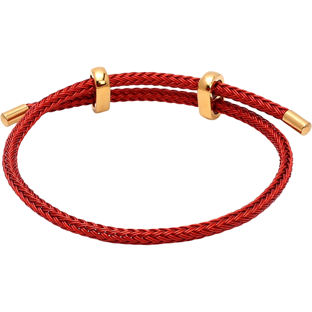 

Декоративный Плетеный веревочный браслет для девушек, Женский веревочный браслет, китайский браслет, красный веревочный браслет
