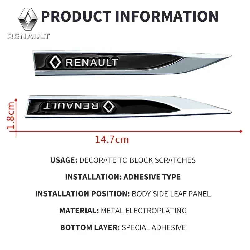 3D металлическая эмблема автомобиля логотип наклейка на крыло защитная кузов для