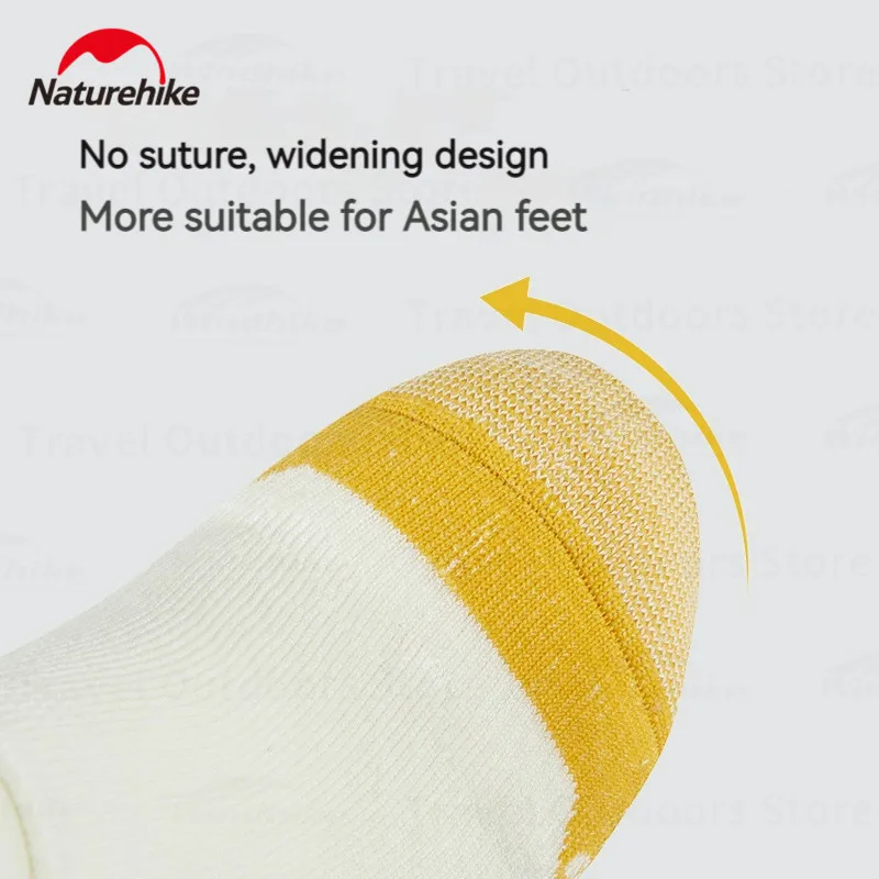 Спортивные носки Naturehike для активного отдыха полосатые подходят походов короткие
