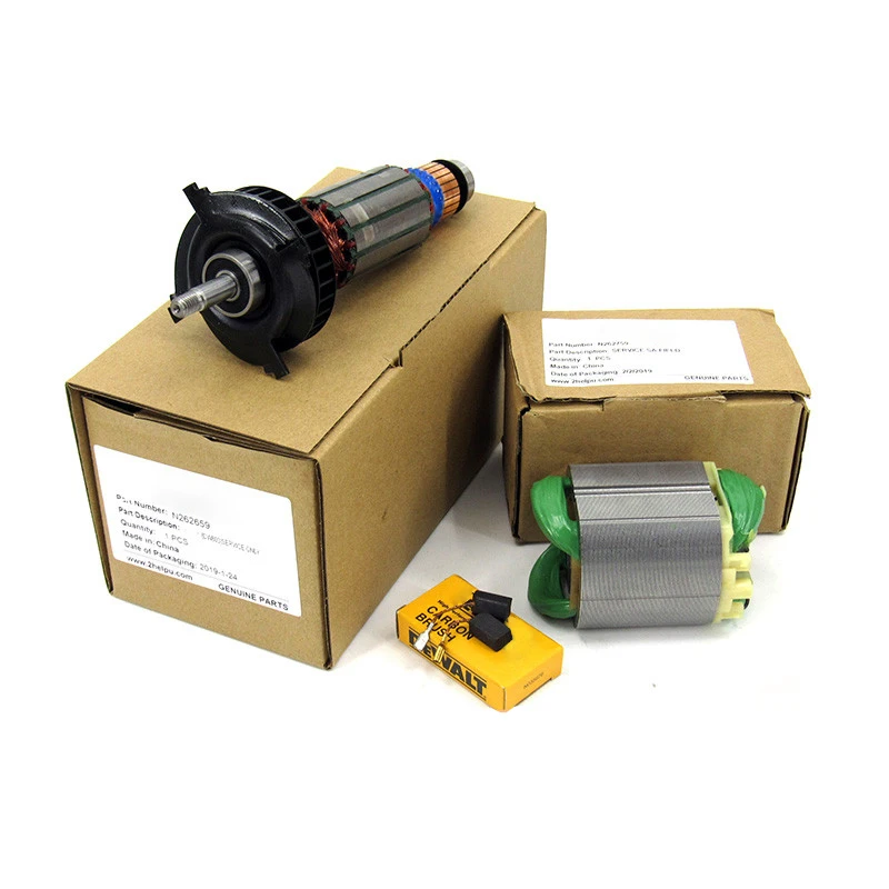 

For DeWalt Parts DWP849X/XD/D6138 Polishing Machine Armature Rotor Carbon Brush Stator Switch Gear Handle