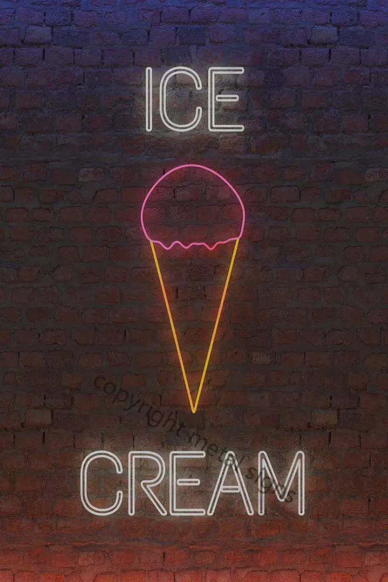 

Неоновый знак для мороженого в стиле ретро, винтажный металлический знак, жестяные таблички, Настенный декор, неоновый знак для клуба, мужск...