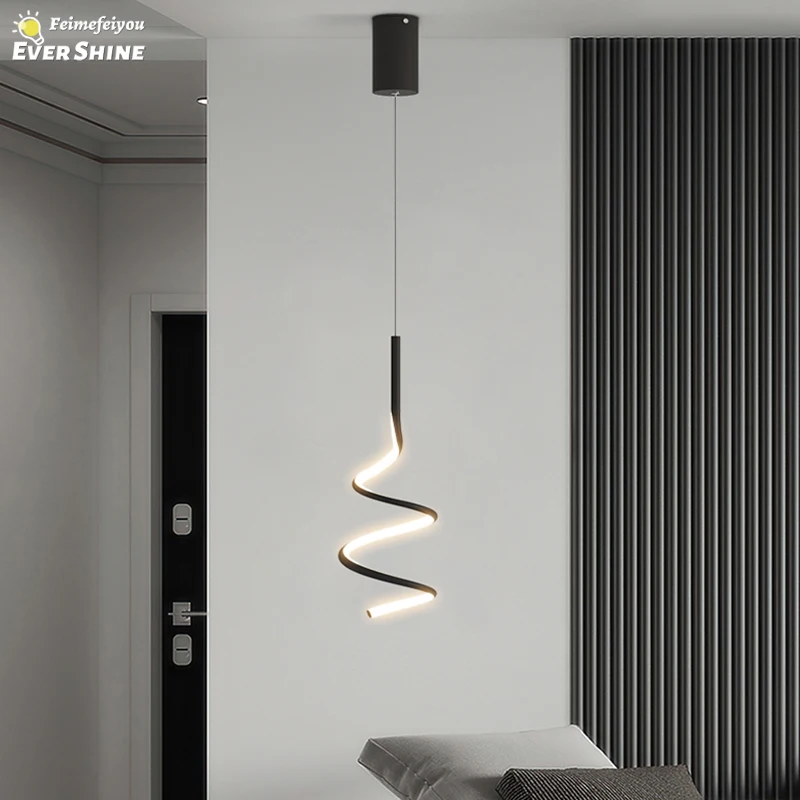 LED Nordic Pendant Light Hanging Lamp Indoor Lighting Home Decoration Study Bedroom Living Room Dining Table Stair Bedside Light