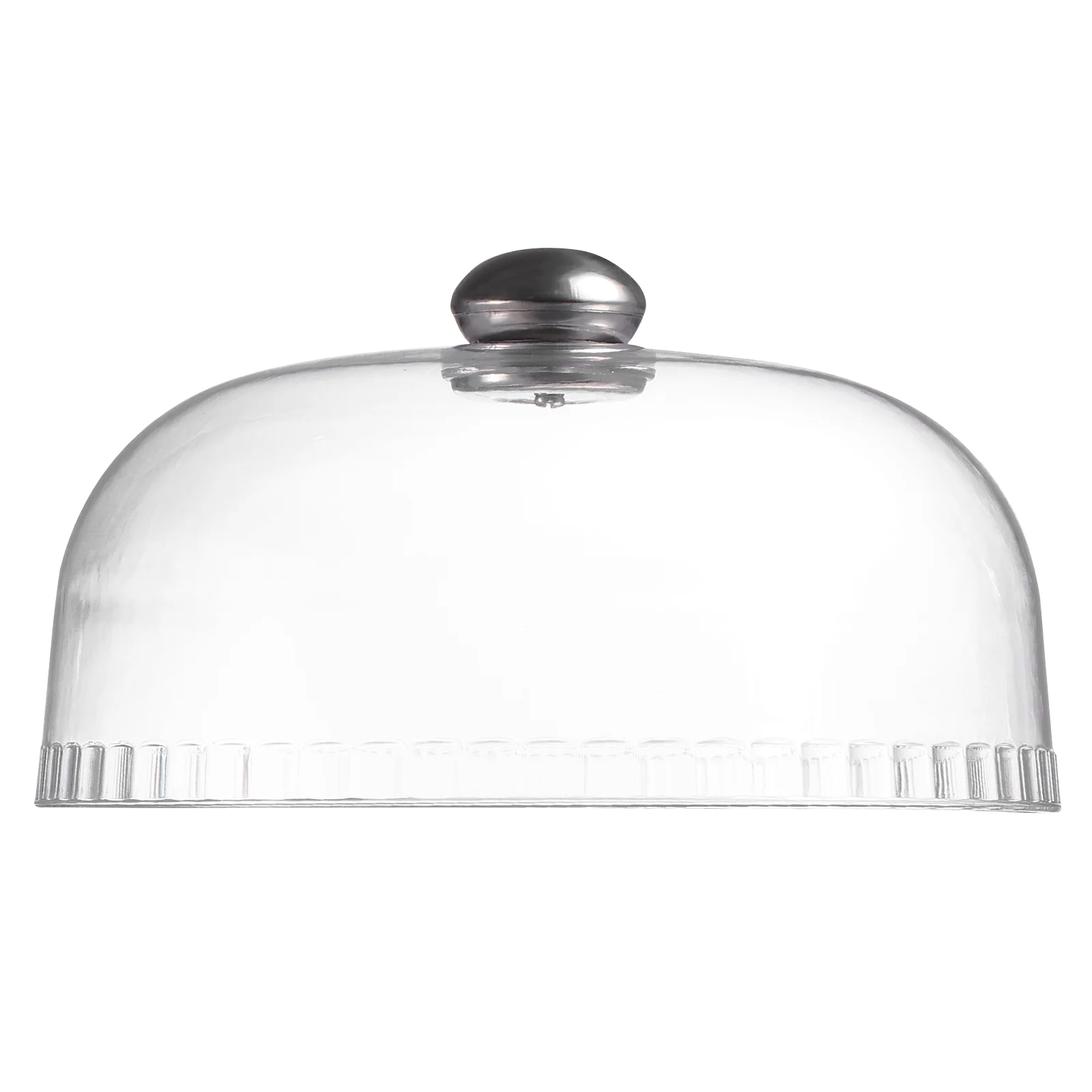 Pan Table Food Dome Glass Container Lid Clear Plastic Protective Transparent