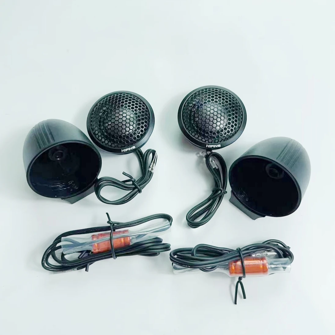 

Универсальный Высокочастотный динамик 12 В 24 в 25 мм купольная титановая пленка Высокочастотный динамик с конденсатором нагревательная сценическая высокочастотная аудиосистема аксессуары