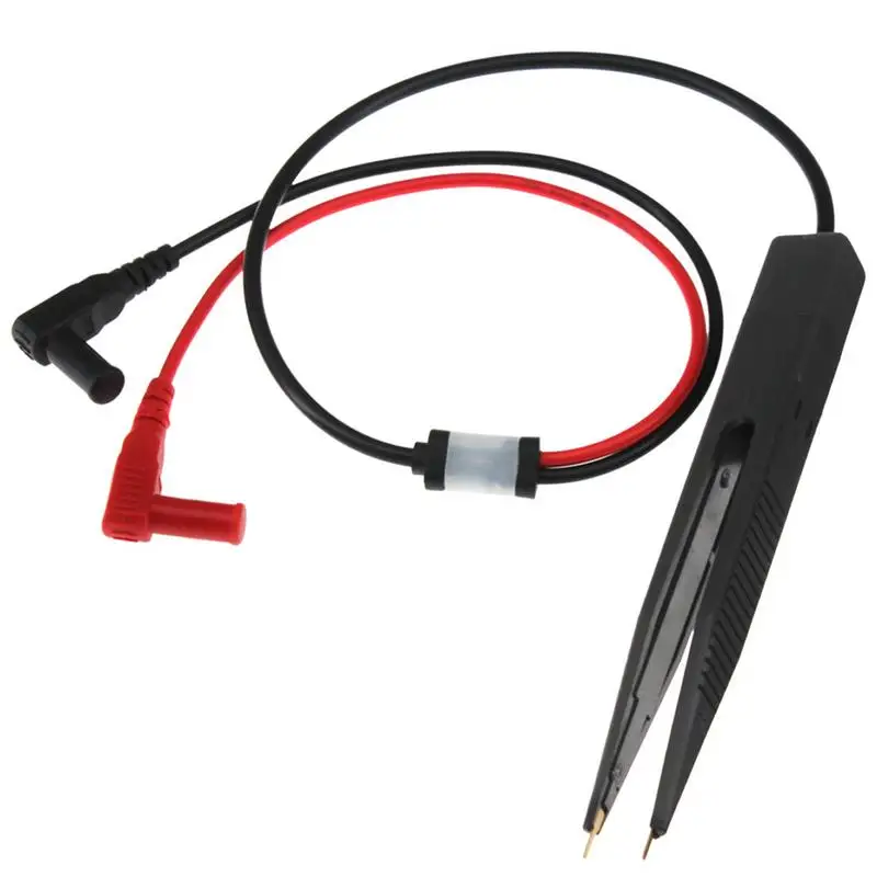 Фото Cleqee P1510 Компонент SMD чип LCR тестовый инструмент мультиметр тестер Измеритель ручка зонд свинцовый Пинцет для FLUKE для Виши №5