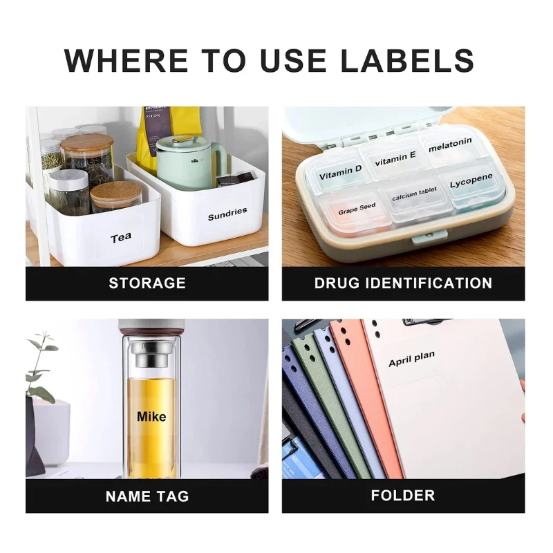 Белая бумажная лента для этикеток Niimbot B1 B21 B203 40*30 мм 50*30 Мбит/с