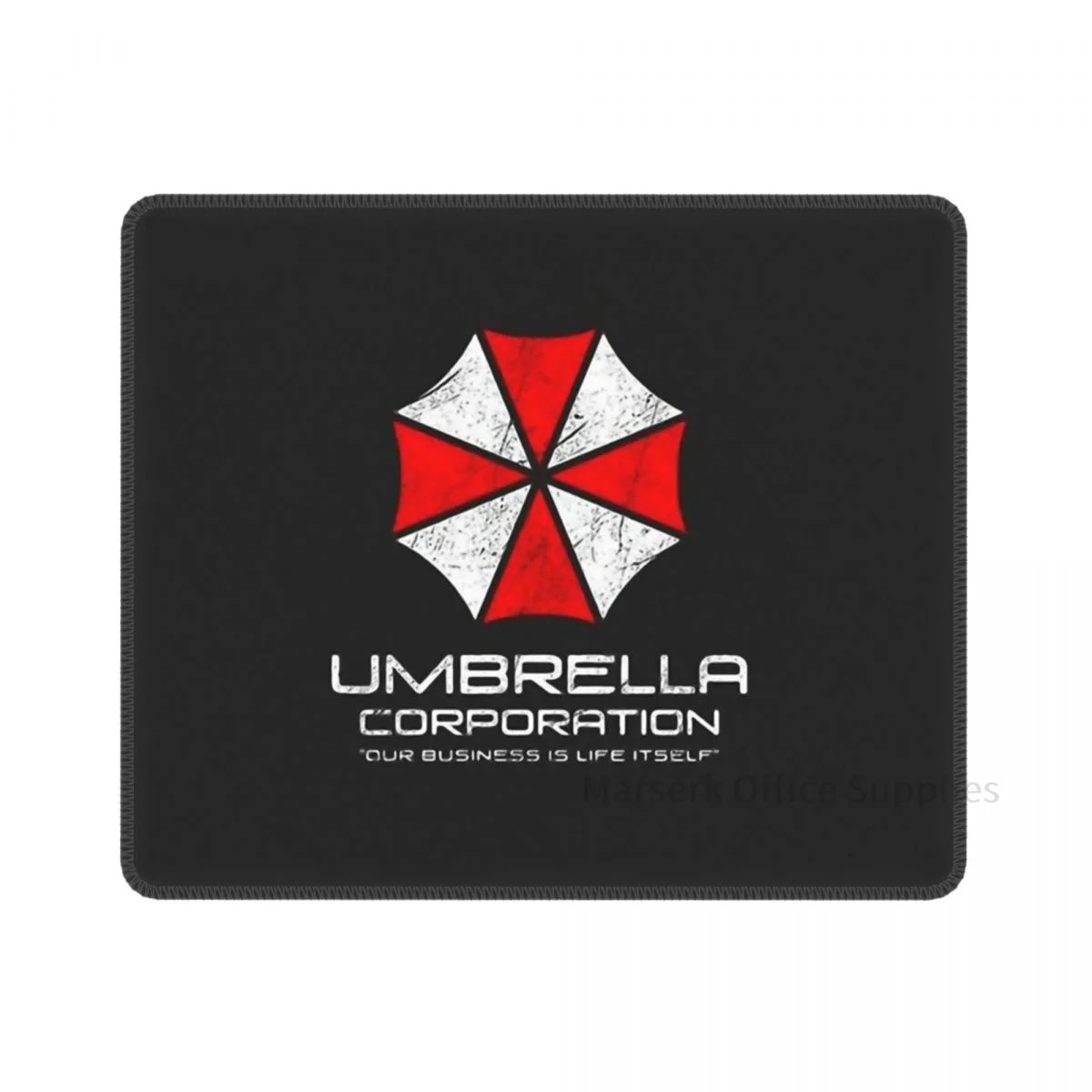

Черный коврик для мыши Umbrella Corporation, компьютерная игровая клавиатура, Настольный коврик, персонализированный резиновый нескользящий моющий...